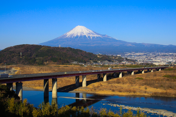 富士山などは横構図の代表格