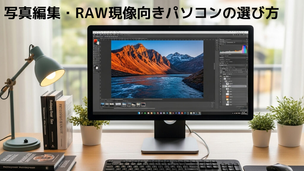 写真編集・RAW現像向きパソコンの選び方